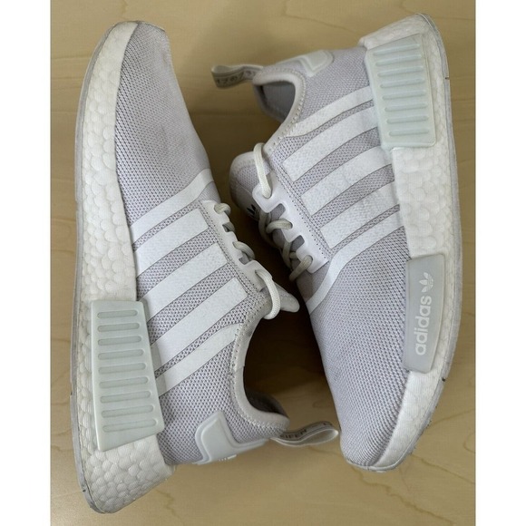Adidas Originals NMD_R1 Running US Size 6 EUC - GX8313 Women’s Cloud White - Picture 1 of 10